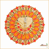 Blended Thread Stone Moti Work Multicolor Laddu Poshak